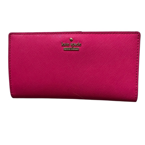 kate spade Handbags - Kate Spade REHAB Wallet Fuschia Hot Pink